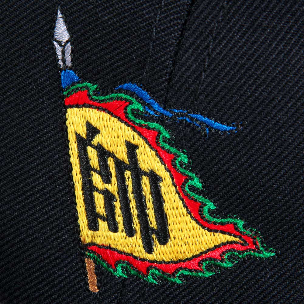 横山光輝三国志/帥 ベースボールキャップ シール付き/ブラック｜墓場の