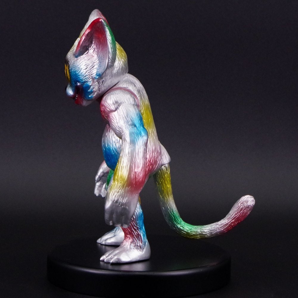 ソフビ/ART JUNKIE アートジャンキー/バイオレントキャット/シルバー