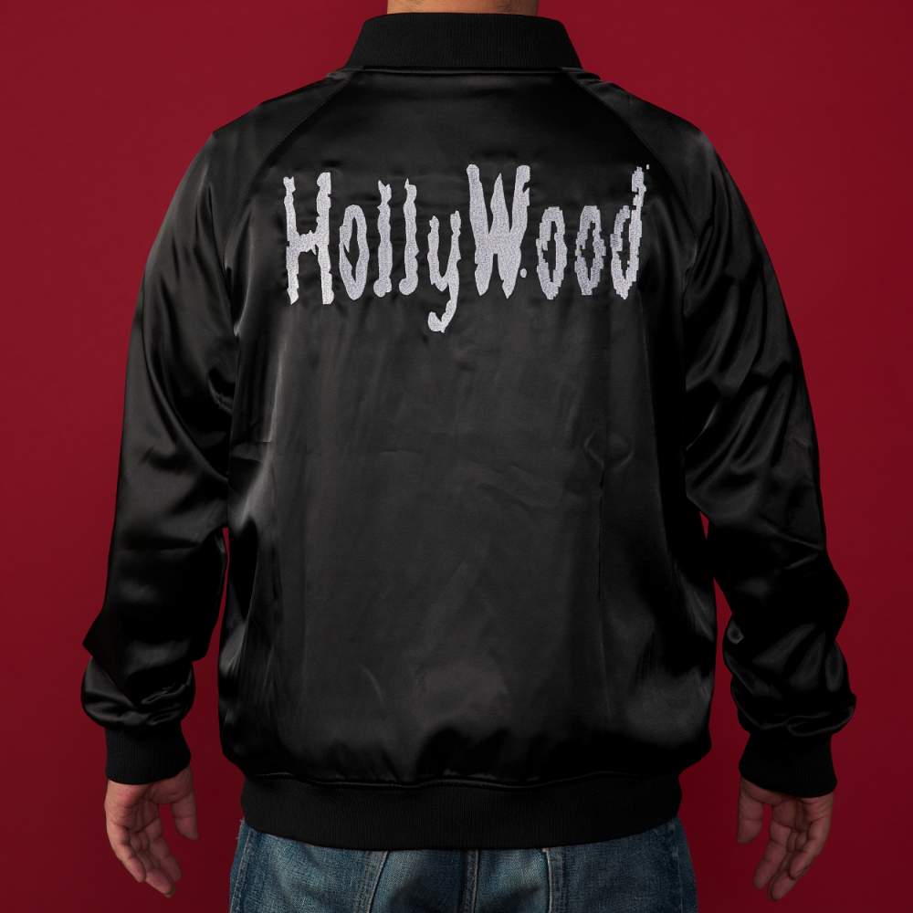 ハリウッドザコシショウ/ハリウッドロゴ リバーシブルスカジャン