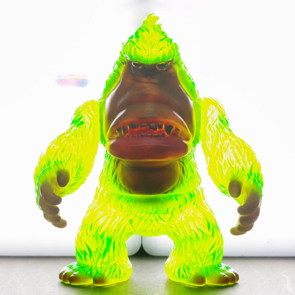 ソフビ/アマくま/戦え! マイティジャック/宇宙猿パッキー/クリアー