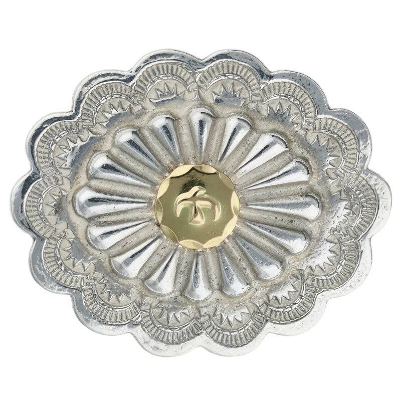 SALE】GC-03/金メタル付きフラワーコンチョ 横向き 【取扱：原宿