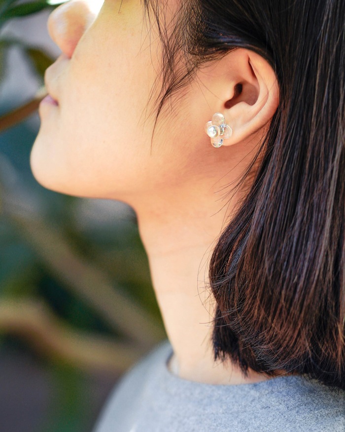 ピアス HANA S クリア