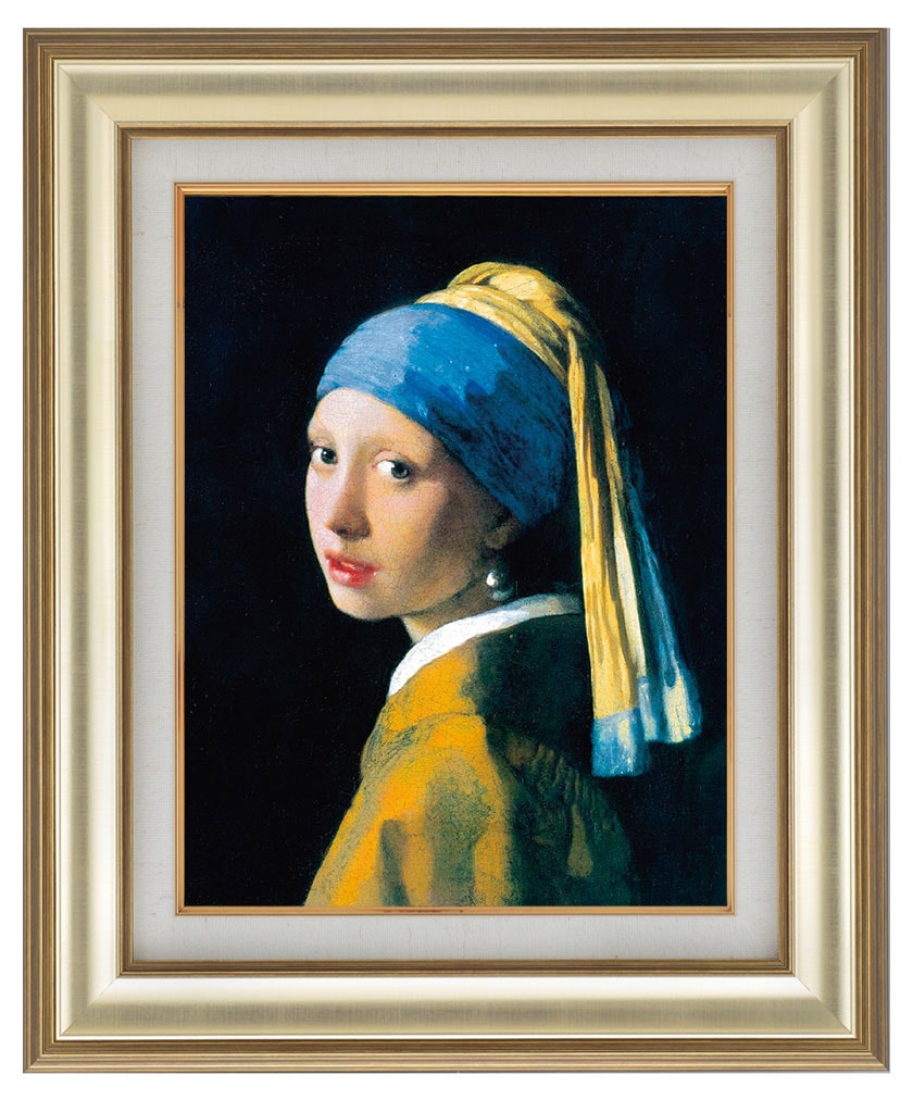 フェルメール 「真珠の耳飾りの少女」 6号 立体複製名画 【5％ポイント
