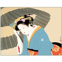 上村松園『新蛍』夏 額 : アートの友社 上村松園『新蛍』夏 額 112429