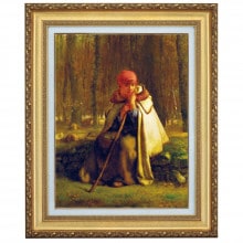 ミレー 『種まく人』 4号 額装 立体複製名画 【ポイント5％還元中