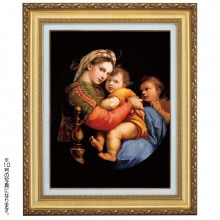 ラファエロ・サンティ 『大公の聖母』 4号 額装 立体複製名画