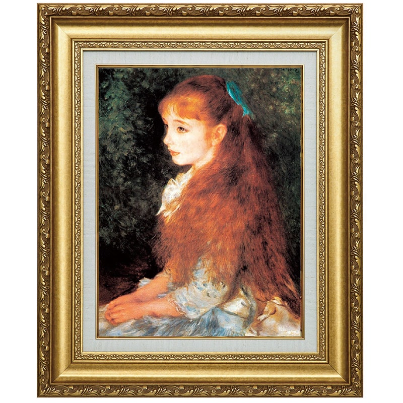 ルノワール 「少女イレーヌ」 6号 西洋絵画 立体複製名画 【5