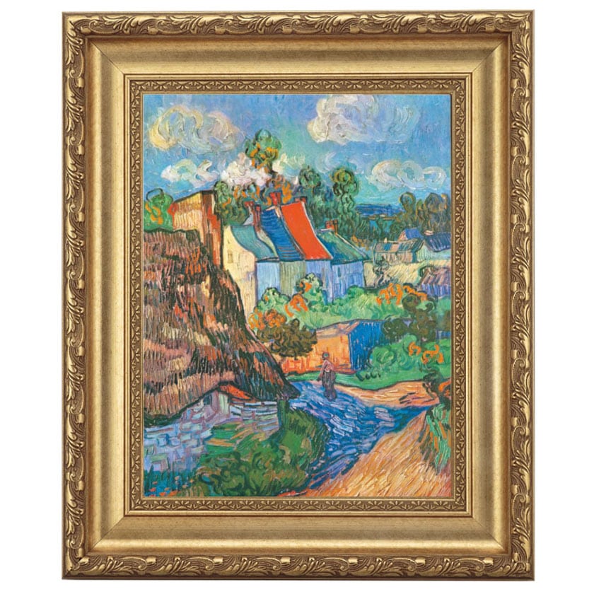 ゴッホ 「オーヴェルの家々」 4号 立体複製名画 【5％ポイント還元中