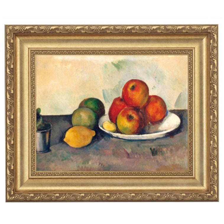 セザンヌ 「リンゴのある静物」 4号 立体複製名画 【ポイント5％還元