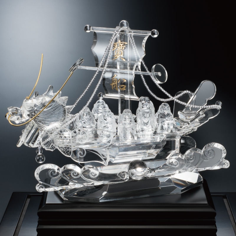 水晶細工『寳船』田中祐幸【ポイント5％還元中】 : アートの友社 水晶