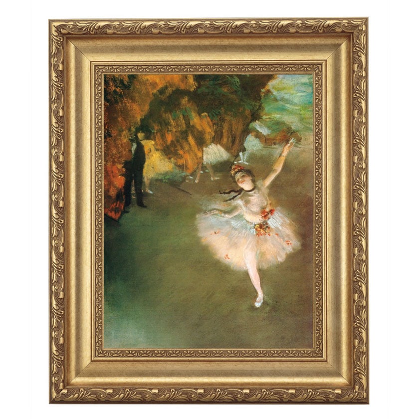 ドガ 『舞台の踊り子』 4号 額装 立体複製名画 【ポイント5％還元中
