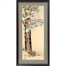 酒井抱一 「十二か月花鳥図」 五月 燕子花に鷭図 額装 : 酒井抱一 十二