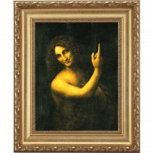 ダ・ヴィンチ「白貂を抱く貴婦人」6号立体複製名画【ポイント5％還元