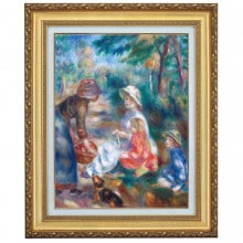 ルノワール 「花咲くマロニエ」 4号 西洋絵画 立体複製名画 【5