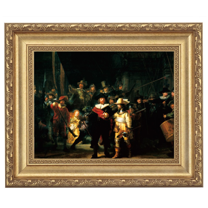 レンブラント「夜警」4号立体複製名画【ポイント5％還元中】アートの