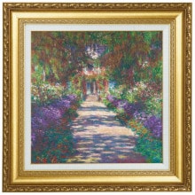 モネ 「睡蓮と日本橋」 S6号スクエア 立体複製名画 : アートの友社