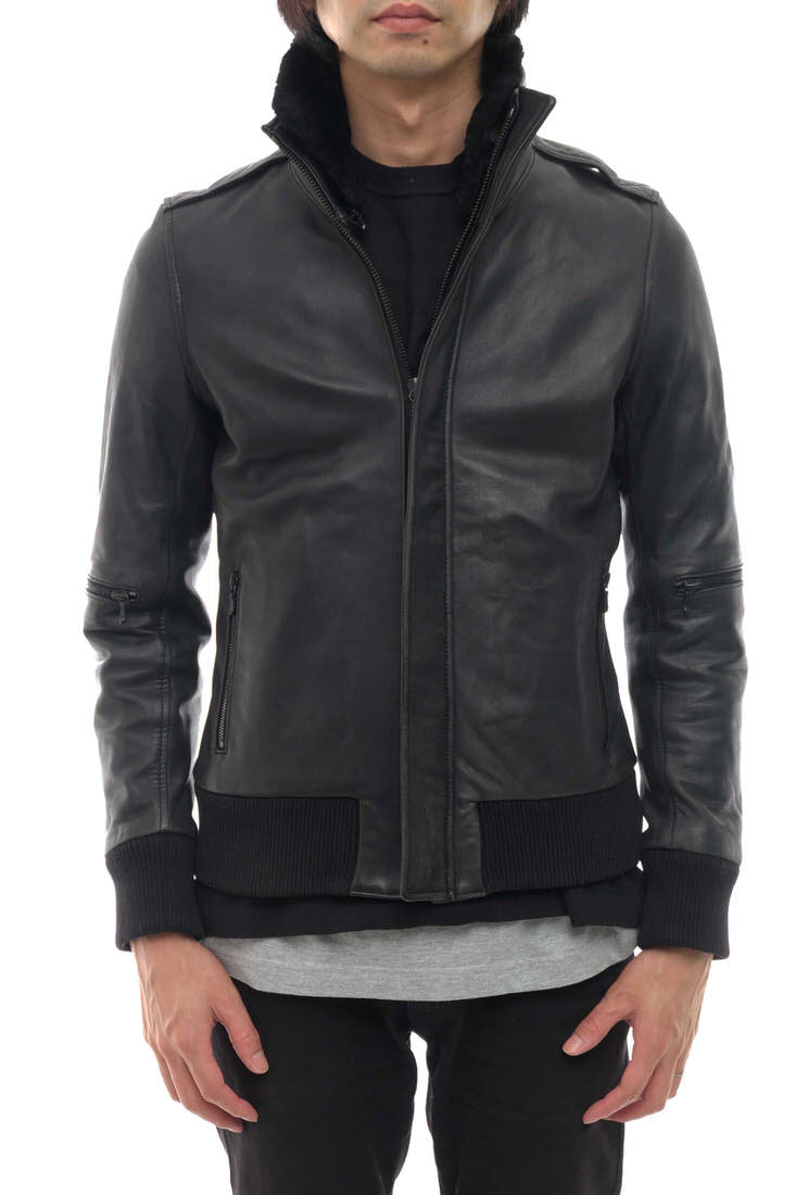 エイケイエム フィールドジャケット AKM A006 GT01 SAFARI LEATHER