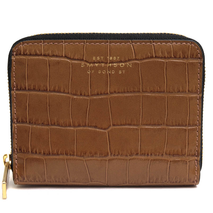SMYTHSON 1027703 Small Zip Around Purse in Mara / スマイソン ユニ