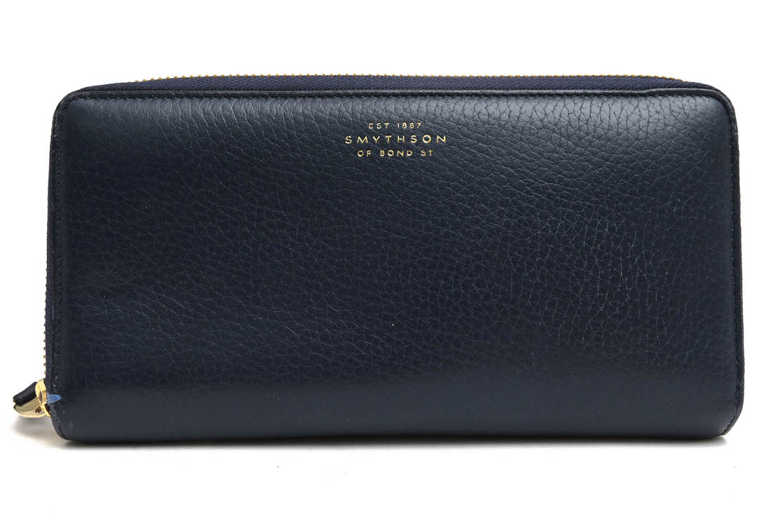SMYTHSON BURLINGTON LONG ZIP PURSE バーリントン / スマイソン 鹿革