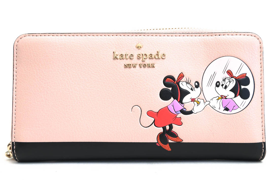 Kate Spade WLR00284 Disney Minnie Mouse Large Continental / ケイト