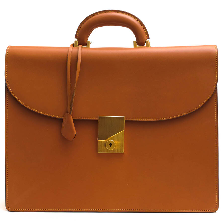 Kitamura / キタムラ ダレスバッグ 牛革 カウレザー ブラウン 茶