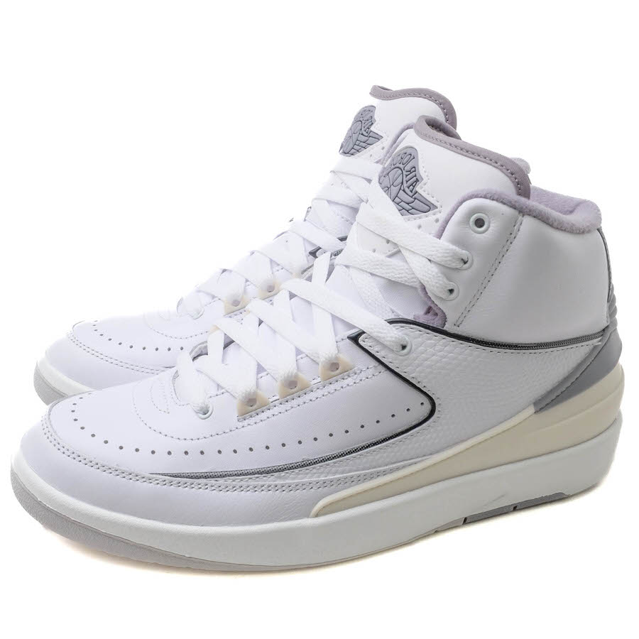 NIKE DR8884-100 Air Jordan 2 White and Cement Grey エアジョーダン