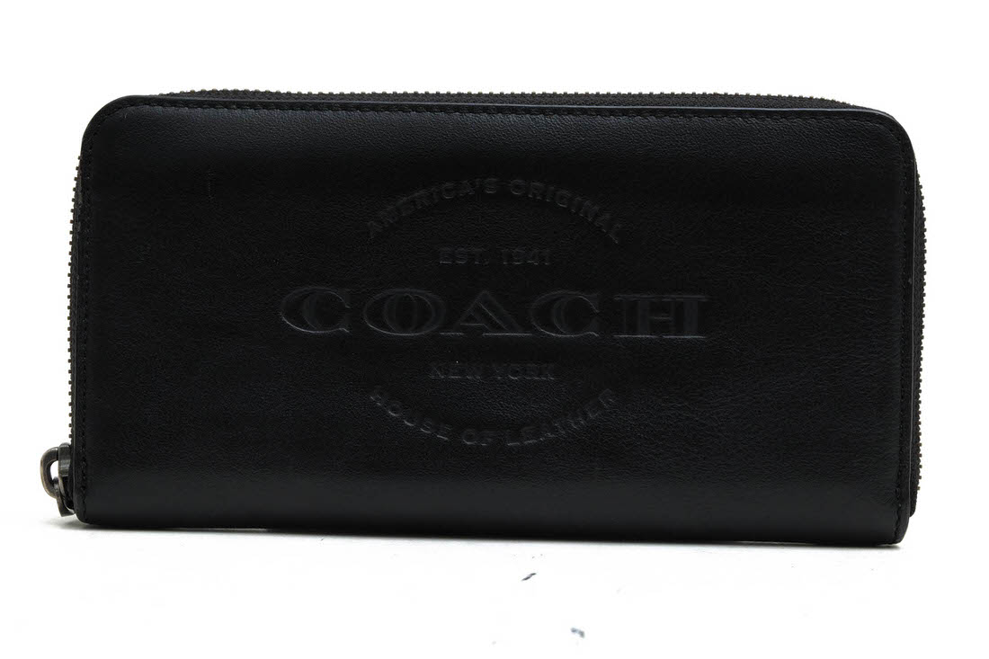 COACH F24648 Accordion Wallet / コーチ 牛革 小銭入れあり ラウンド