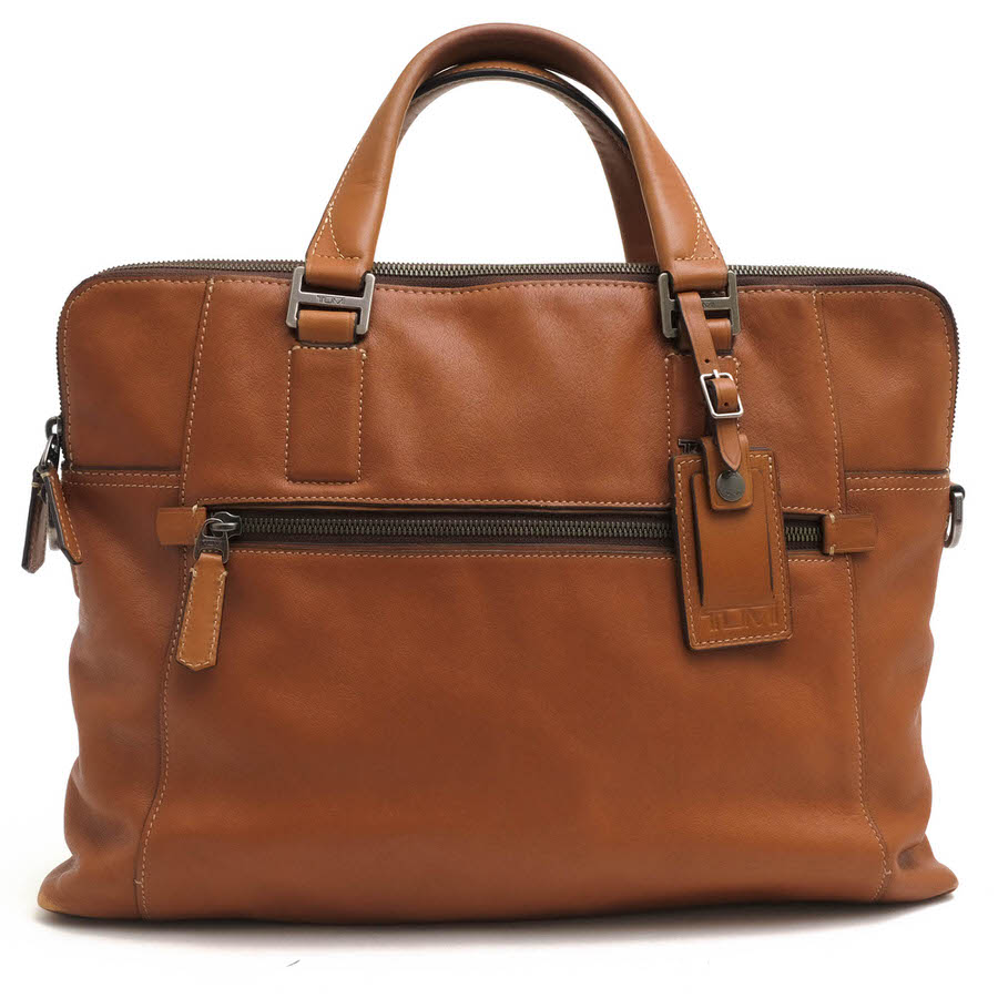 TUMI 68516TN BEACON HILL Branch Slim Laptop Leather Brief ビーコン