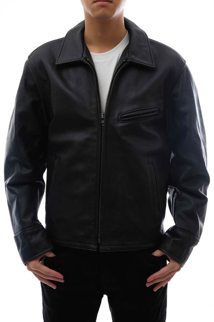 Schott 681 SINGLE RIDERS STEER HIDE / ショット 裏地チェック柄 US産