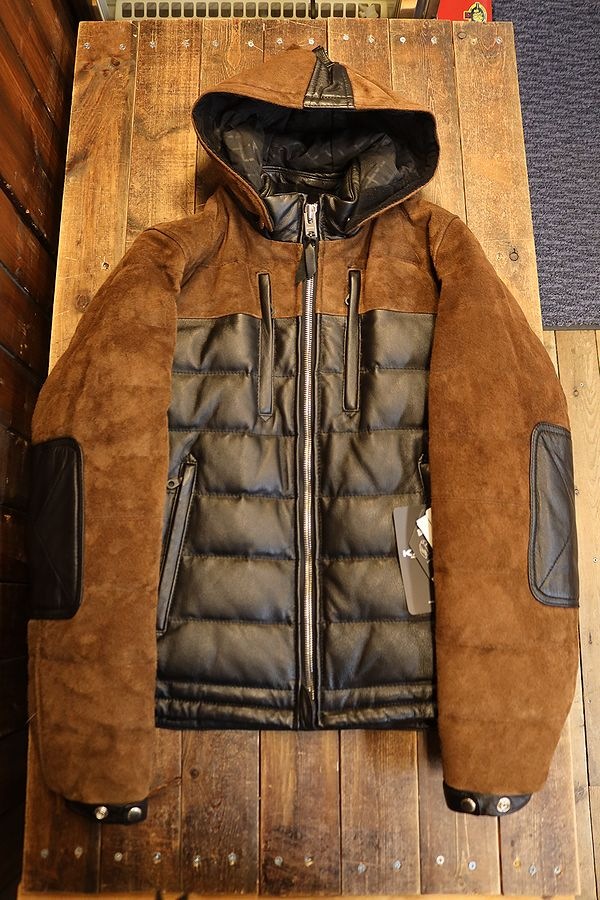 KADOYA(カドヤ) DH LEATHER DOWN DHレザーダウン / スウェードブラウン