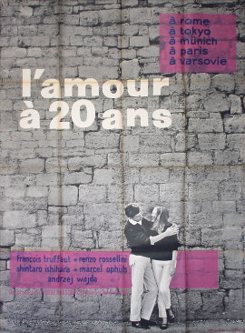 二十歳の恋 1962年 フランソワ・トリュフォー、レンツォ・ロッセリーニ