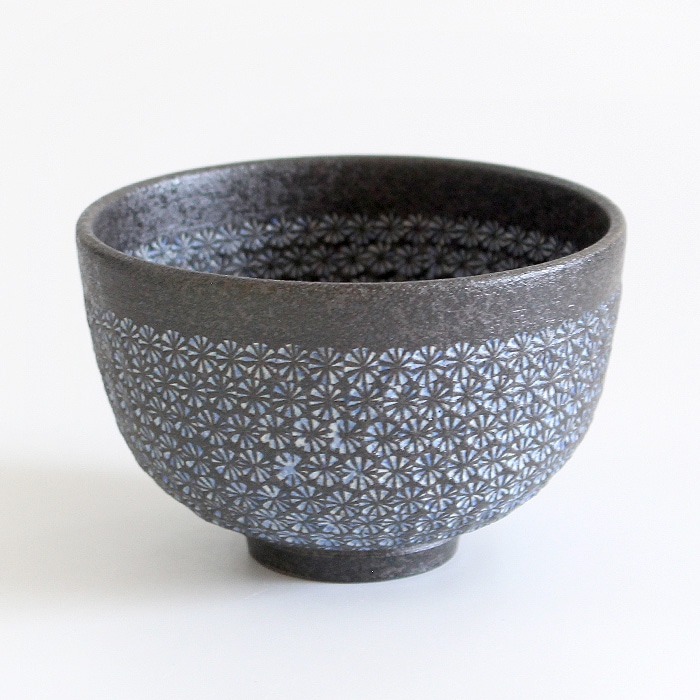 茶道具 抹茶茶碗 清水焼 南蛮三島詰 西川貞三郎商店 見立て（W-205）