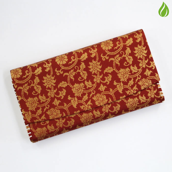 茶道具 名物裂 大寸（懐紙入） 定家緞子 （ていかどんす）