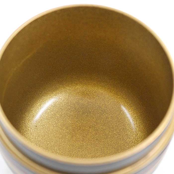 茶道具 棗 東雲 中棗 独楽塗 ( 内梨子地 ) 木箱付