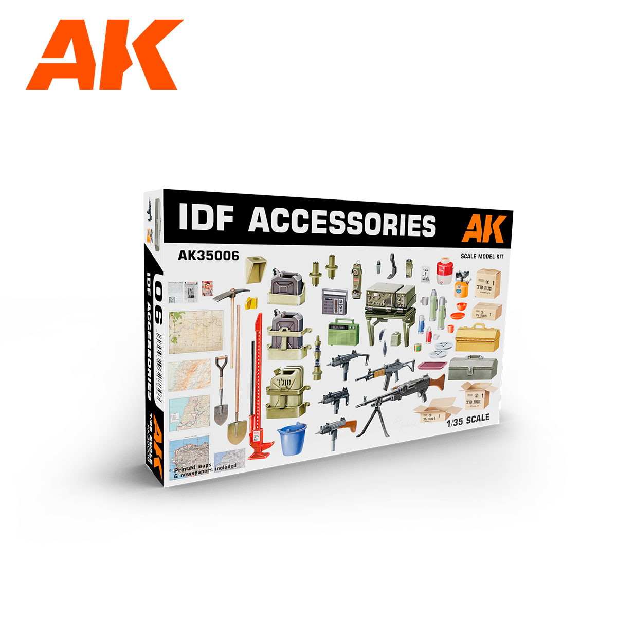 AK35006 1/35 IDFアクセサリーセット | AKインタラクティブ AK