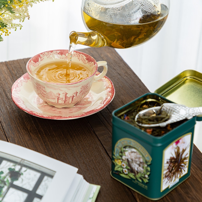 北欧紅茶【ロイヤルセーデルブレンド・緑茶】クラシック缶（100g