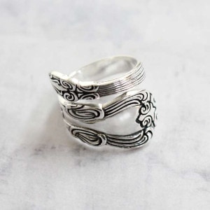 0020272SVR17 SV925製リング 幅5～17mm,17号 1ヶ - 卸シルバーチェーン