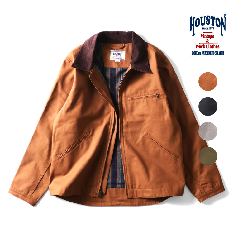 HOUSTON / ヒューストン 51560 DUCK ZIP WORK JACKET / ダックジップ