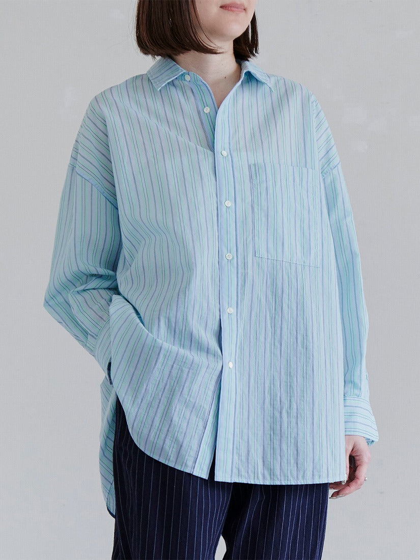 near nippon》ストライプオーバーシャツ（シャツ）｜H.P.FRANCE公式サイト