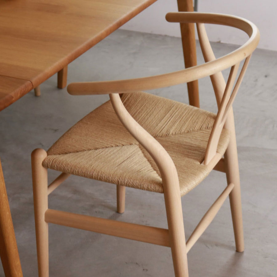 CH24 Yチェア ナチュラルペーパーコード（オーク材・ソープ