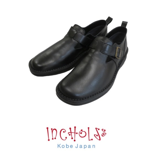 No.M1012☆メンズインコルジェ☆ベルトカジュアルシューズ☆本革☆日本製