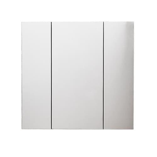 三面鏡 ミラーキャビネット 壁付け 収納 洗面所 ステンレス W750×D130