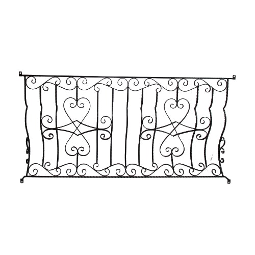 面格子 窓格子 アイアン ロートアイアン プロヴァンス風 アンティーク