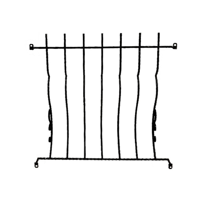 面格子 窓格子 アイアン ロートアイアン プロヴァンス風 アンティーク