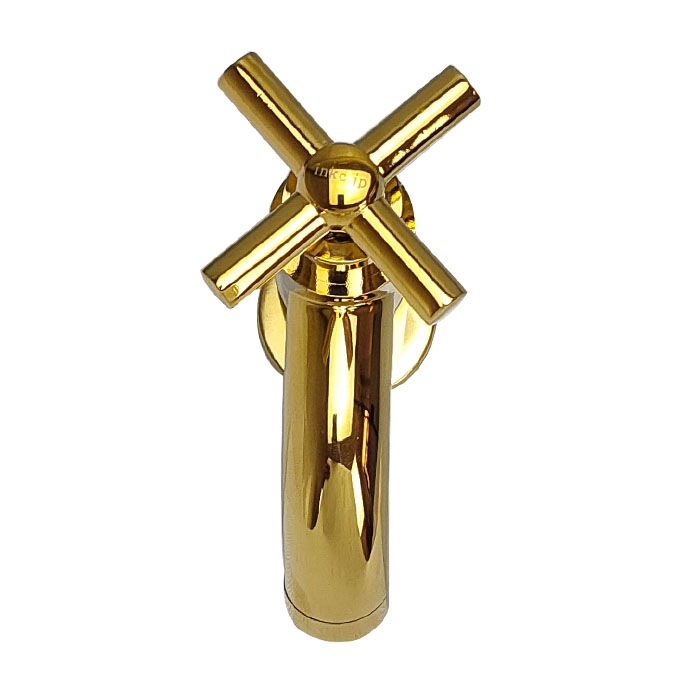 蛇口 単水栓 カラン クロスハンドル 手洗器 洗面 省スペース おしゃれ