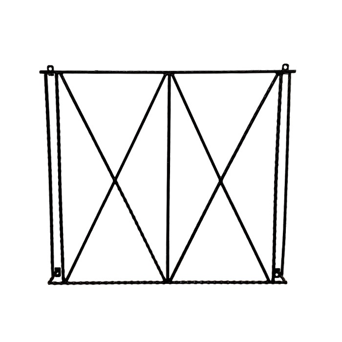 面格子 窓格子 アイアン ロートアイアン プロヴァンス風 アンティーク