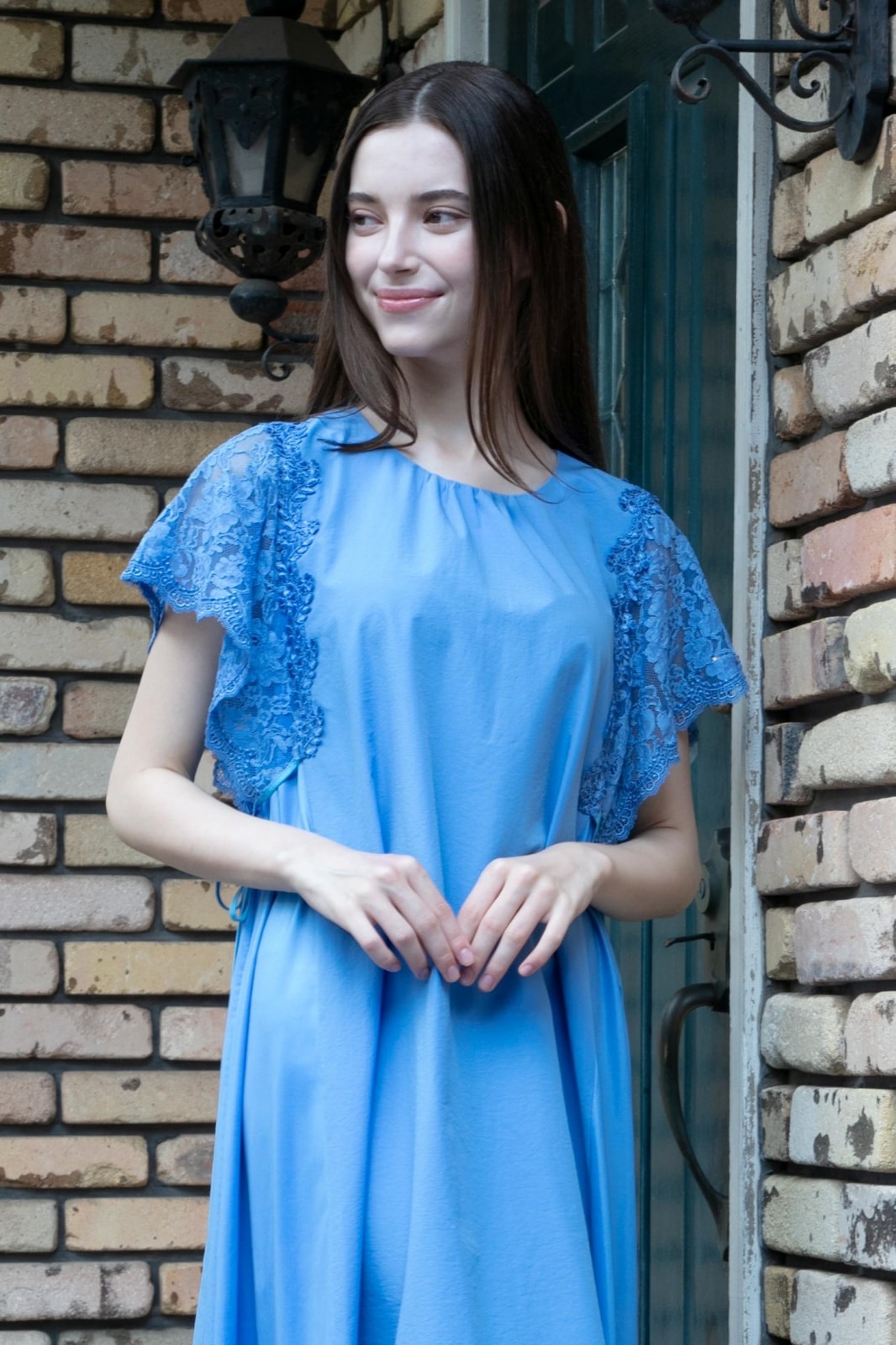 2025年春夏 袖レース使いワンピース 2516040 ｜Super Beauty公式通販