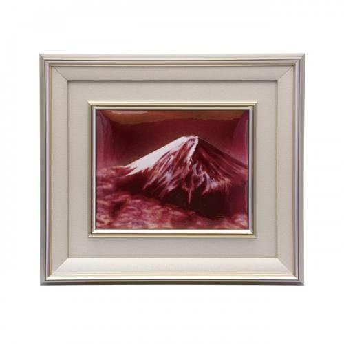 七宝焼き 額 3号赤富士 | 額 | 伝統工芸品・和風記念品 通販｜ジャパン