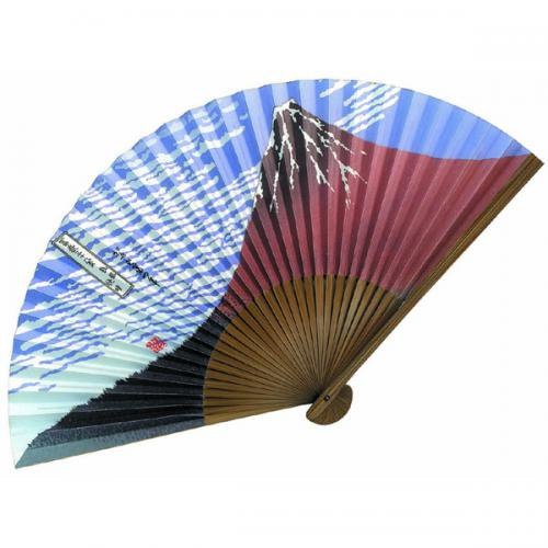 紙扇子 北斎・赤富士（全面） | 京扇子 | 伝統工芸品・和風記念品 通販