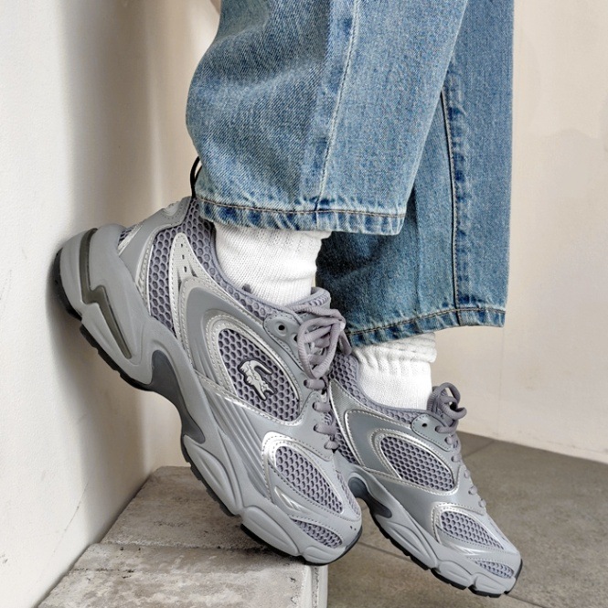 colza＿haru ライトグレーS アキレス・ソルボ H 619 ライトグレー｜ラメアクセントが上品な牛革